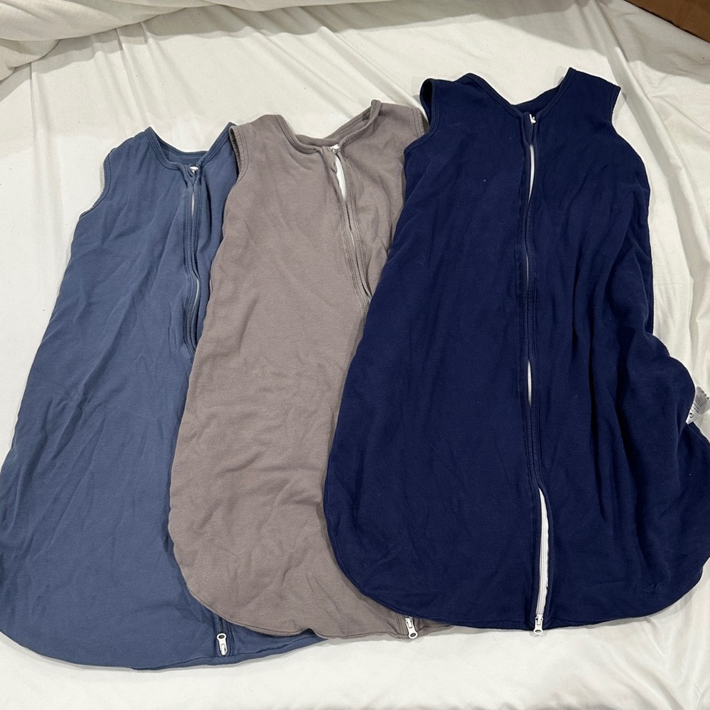 OOFOS Baby Sleep Sack in Navy and White